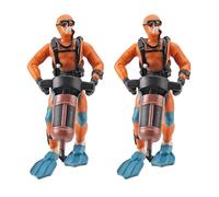 Oxtxuzdm Modular Diver Miniature Shelter Structure Enhances Underwater Theme & Creature Comfort Diver Fish Tanks