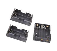 Oxtxuzdm Multipurpose 2A Battery Holder Metal Structure Solder Friendly Terminals For Customs Circuits Lightweight Battery Case For Microphones