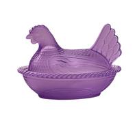 Oxtxuzdm Multipurpose Hen on Nest Covered Candy Jar for Festive Table Decor and Nesting Hen Candy Bowl