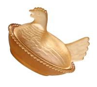 Oxtxuzdm Multipurpose Hen on Nest Covered Candy Jar for Festive Table Decor and Nesting Hen Candy Bowl