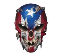 Oxtxuzdm Nationalistic Skull Plan Car Label High Meditative Night Observability Impermeable PVC Substance Meditative Nationalist Skull Decor