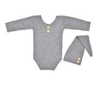 Oxtxuzdm Newborn Baby Girls Photography Props Photography Outfits Romper Clothing Cap Hat Boy Photo Picture Baby Photoshoot Props