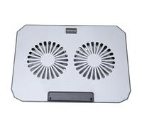 Oxtxuzdm Notebook Cooling Stand With 2 Quiet Fans Adjustable Phone Holder Function For Up To 12 To 17" Laptops 2xUSB Port Notebook Cooling Stand