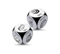 Oxtxuzdm Novelty Metal Decision Maker Dices Resolve Dinner Dilemmas Interactive Valentine Anniversary Celebration Valentine's Day Game Dices