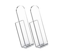 Oxtxuzdm Pack of 2 Clear Wall and Door Hat Hanger Strong Adhesive Hooks Baseball Caps Accessories Display Racks Clear Hat Display