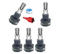 Oxtxuzdm Pack Of 5 Automatic Pigs Watering Nipples With Drill Bit And Connector For Sustainable Water Management In Farm Livestock Farm Watering
