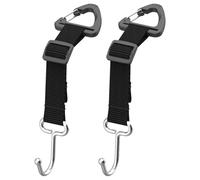 Oxtxuzdm Pair Heavy Duty Car Headrest Hook Bag Adjustable Seats Headrest Hangers For Maximums Load Capacity Purse Holder For Car