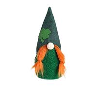 Oxtxuzdm Patrick's Day Handmade Irish Leprechaun For Paddy's Day Gift Shamrock Dwarf Scandinavian Leprechaun Outdoor Figurine Hats Costume