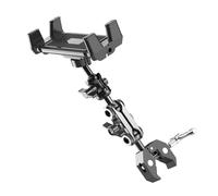 Oxtxuzdm Phone And Tablet Holder Bed Mount Aluminum Arm Foldable Lazy Stand 360 Degree Rotatable For Phone Portable Travel Friendly Stand