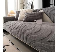 Oxtxuzdm Plushes Couch Pad Reversible Designs Skid Proof Base Machine Washable Various Size Easy Cleaning Sofa Pad
