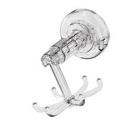 Oxtxuzdm Polystyrene Whirling Shower Hook with 360 Turn Plan Strong Absorption for Towels Gowns Bathroom Addons Organizing Practice Space Saving Hook