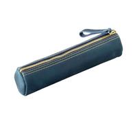 Oxtxuzdm Portable Leather Pen Case Lightweight Fountain Pen Protector with Zippered Closure for Daily Use Leather Pouches