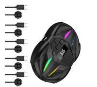 Oxtxuzdm Portable Screen Automation Tool With 199-Level Speed Control & Noise-Free Operations For Enhanced Streaming Performances Breathing Light Auto Tapper