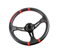 Oxtxuzdm Professional Hurrying Steering 14 Foot Carbon Look Embroidery Intonation Improved Handling Responsiveness Direct Current Most Automobiles Vehicle Steering Addons