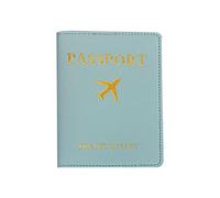 Oxtxuzdm PU Leather Passport Cover Holder Luggage Tag for Women Men Travel Fashion Lover Couple Weddings Gift Passport Protector Sleeve