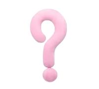 Oxtxuzdm Question Mark Shape Pillow Colorful Throw Twist Decoration Neck And Back Throw Question Mark Pillow