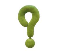 Oxtxuzdm Question Mark Shape Pillow Colorful Throw Twist Decoration Neck And Back Throw Question Mark Pillow