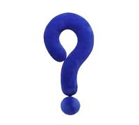 Oxtxuzdm Question Mark Shape Pillow Colorful Throw Twist Decoration Neck And Back Throw Question Mark Pillow