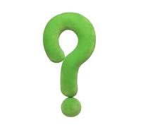 Oxtxuzdm Question Mark Shape Pillow Colorful Throw Twist Decoration Neck And Back Throw Question Mark Pillow