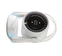 Oxtxuzdm Rechargeable Fan 100Wind Speeds Auto Swing Whispers Quiet Operate Blue Night Light For Gym Office Computer Use Rechargeable Battery Powered Cooling Fan