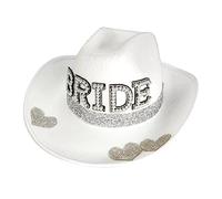 Oxtxuzdm Rhinestone Cowgirls Hat Bride Wedding Photo Costume Props Outdoor Woman Girl With Letter Sunproof Cowgirl Hats Woman White With White With Cowgirls Hats Bachelorette Party