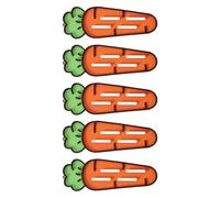 Oxtxuzdm Set of 5 Funny Carrot Shape Kitchen Pots Cover Stand Pad Antislip Base Spoon Rest for Ladles Tongs Cookware Accessories Pots Lid Storage Mat