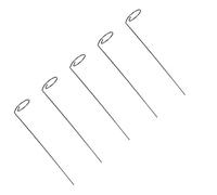 Oxtxuzdm Set of 5 Gardening Stakes 40cm Iron Plant Training Stand Climbing Rod for Tomato Vine Vertical Cultivation Planting Use Vegetable Garden Stake