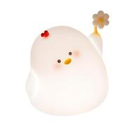 Oxtxuzdm Silicone Chicken Lamp Touch Activated Brightness Nursery Light Silicone Texture Suitable for Baby Girls Boys Portable Lamp