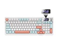 Oxtxuzdm Single Manner Mechanical Keyset Highlighting NUMBER Code Change Ergonomic Plan ABS Construction With Quiet Typing Knowledge Permanent ABS Keycaps Keyset