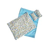 Oxtxuzdm Soft Fabric Doll Bedding Set With Pillow And Mattress Play Bedroom Furniture For Kids Plush Doll Bedding Accessories