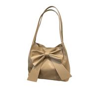 Oxtxuzdm Spacious And Fashionable Bowknot Handbag Shoulder Bag Easy To Carry Underarm Or By Hand Suitable For Various Occasion PU Leather Bag