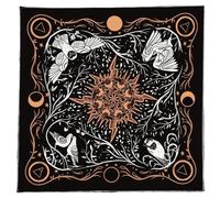 Oxtxuzdm Square Divinations Tapestry Bird Pattern Astrology Tablecloth Tarots Tablecloth Table Cloth Witchcrafts Supplies Divinations Card Table Cloth Wall Decors