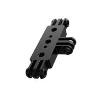 Oxtxuzdm Strong Three Camera Clamp Full Rotations Metal Live Bracket For Action Cameras Outdoor Event Simultaneous Aluminum Tripod Holder