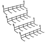 Oxtxuzdm Sturdy Iron Meshes Basket Hook with Flexible Hook Spacing Pack of 4 for Customes Storage Solution Home Space Multifunctional Wall Hook