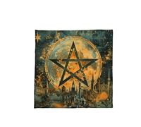 Oxtxuzdm Stylish Meditations Cloth Reversible Tarot Mat Velvets Fabric Compact for Rituals & Gatherings Divination Table Cloth