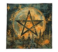 Oxtxuzdm Stylish Meditations Cloth Reversible Tarot Mat Velvets Fabric Compact for Rituals & Gatherings Divination Table Cloth