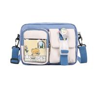 Oxtxuzdm Stylish Shoulder Bag With Ample Storage Small Canvas Crossbody With Multiple Pockets Lightweight For Girls & Women Girls Student Cartoon Pattern Casual Shopping Shoulder