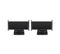 Oxtxuzdm Suitable For Car 3/Y Back Seat Phone Holder 360 Degree Rotate Stand Headrest Bracket Tablet PC With 2 Hooks Adjustable For Bed With Remote Heavy Duty Rod Back Seat Headrest Hanger