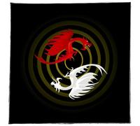 Oxtxuzdm Tarots Tablecloth Altars Cloth Dragon/Wolf Astrology Tablecloth Divinations Card Tapestry Wall Decoration Altars Tarots Card