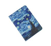 Oxtxuzdm Trendy Leaf Digital Print PU Travel Wallet for Passport and Card Storage Multi Functional Storage Pouch for Passports and Cards