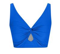 Oxtxuzdm Twist Design Swimsuit Top High Stretch Nylon Activewear Split Tankini Swimwear For Women Sea Vacation Split Tankini Swimsuit