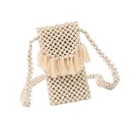 Oxtxuzdm Unique Tassels Design Beaded Shoulder Bag For Women Crossbody Bags For Adding A Touch Of Nature To Any Outfit Fashionable Shoulder Bag