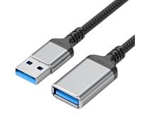 Oxtxuzdm USB3.0 Extension Cable USB Cable High Speeding Extender Cord Male To Female Data Transfer For Laptop Male To Female Adapter