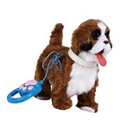 Oxtxuzdm Versatile Educational Electric Plush Toy Dog for Home Park Activities Talks and Tongue Out Fun Soft Stuffed Animals