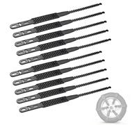 Oxtxuzdm Winter Motorcycle Tire Fetters for Enhanced Snow Ice Grip Safe Driving Complimentary Tools Included Permanent Fetters， Use on Electric Motorbikes and Tricycles