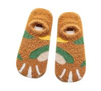 Oxtxuzdm Women Winter Fuzzy Low Cut Boat Socks Cartoon Animal Paw Print Sleep Hosiery Slipper Socks For Kids Bulk