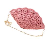 Oxtxuzdm Women's Summers Straw Braided Crossbody Bag With Shoulder Strap Woven Beach Handbag Handmade Wallet Purse Bags Straw Crossbody Bag