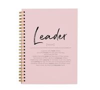 OXW Blush Notebooks for Work, Leadership Gifts Office Work Notebook Journal for Writing Meeting Note Taking, Thank You Appreciation Gifts for Women Men Leader Mentor Boss Manager Principal, 5.5"x8.3"