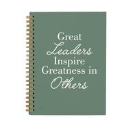 OXW Green Notebooks for Work, Employee Appreciation Gifts, Leadership Gifts Notebook Journal for Writing Meeting Office, Thank You Gifts for Women Men Leader Mentor Boss Manager, 5.5"x8.3"