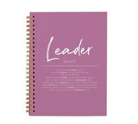 OXW Purple Notebooks for Work, Leadership Gifts Office Work Notebook Journal for Writing Meeting Note Taking, Thank You Appreciation Gifts for Women Men Leader Mentor Boss Manager Principal, 5.5"x8.3"